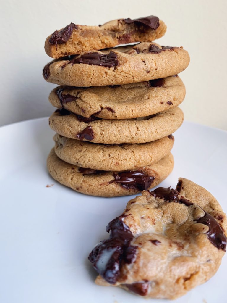 Chocolate Chip Cookies made vegan using OGGS Aquafaba