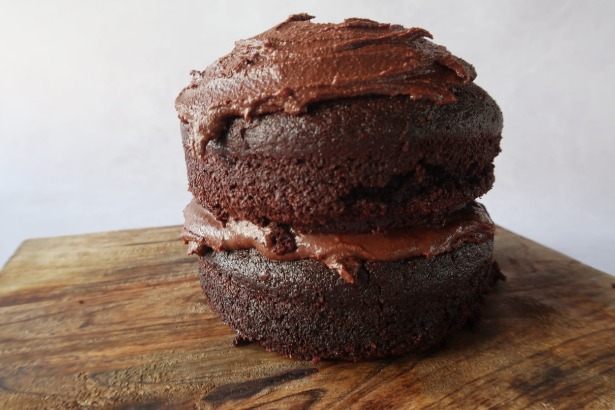 Chocolate Fudge Cake - Cookie Dough Diaries