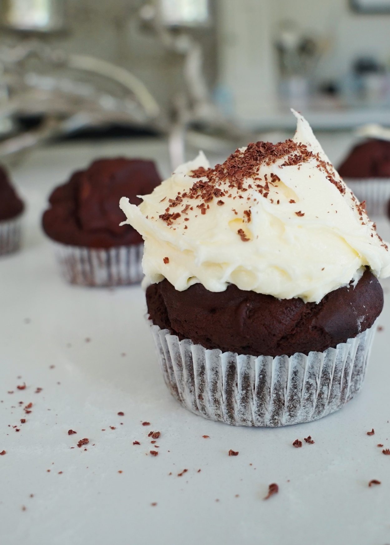 Chocolate Guinness Cupcakes made vegan using OGGS Aquafaba