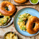 OGGS® Whole Egg Alternative and Pesto Bagels
